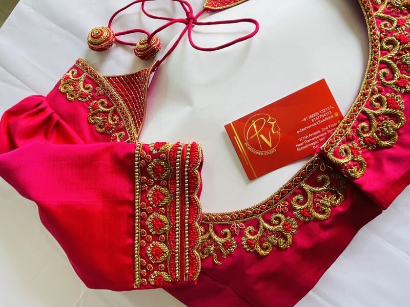 red-bridal-blouse