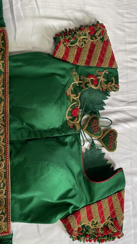 green-bridal-blouse