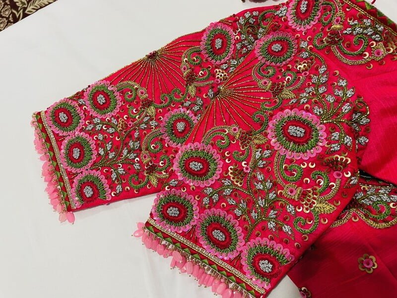 red-bridal-blouse