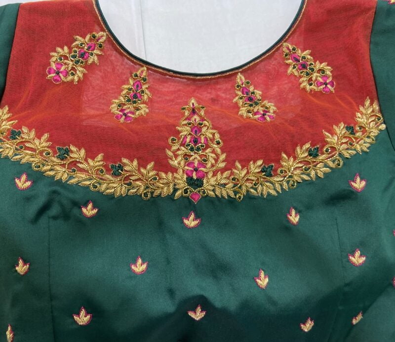 green-bridal-blouse